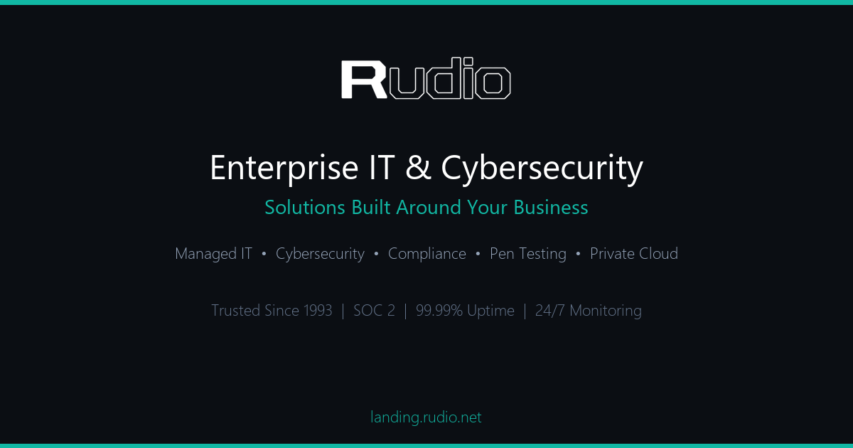Jordan Rudio Rudio: Cybersecurity Solutions for Business Protection